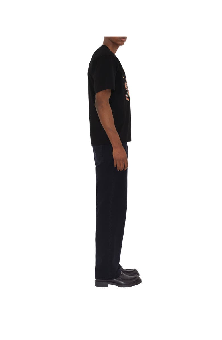 Burberry Cross Stitch EKD  Cotton T-shirt, Alternate, color, Black