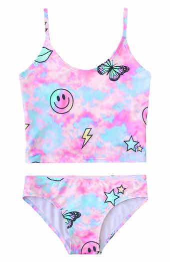 Kids' High Shine Tankini Two-Piece Swimsuit