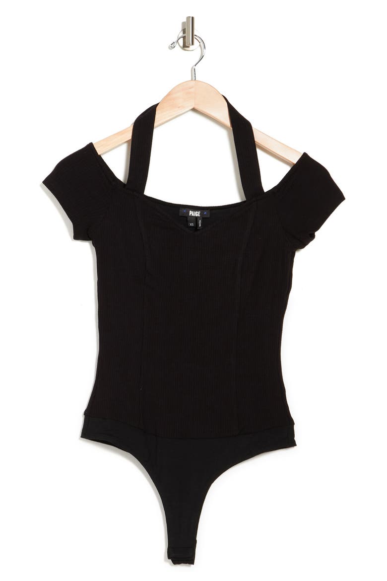 Anemone Bodysuit, Alternate, color, BLACK