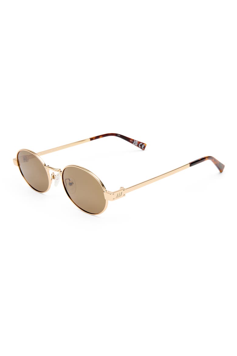 Poseidon Deux Oval Polarized Sunglasses, Alternate, color, GOLD
