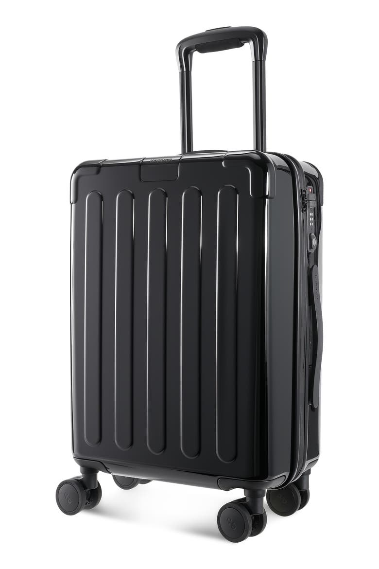 Nostos Glossy Spinner Carry-On, Alternate, color, NOCTURNE
