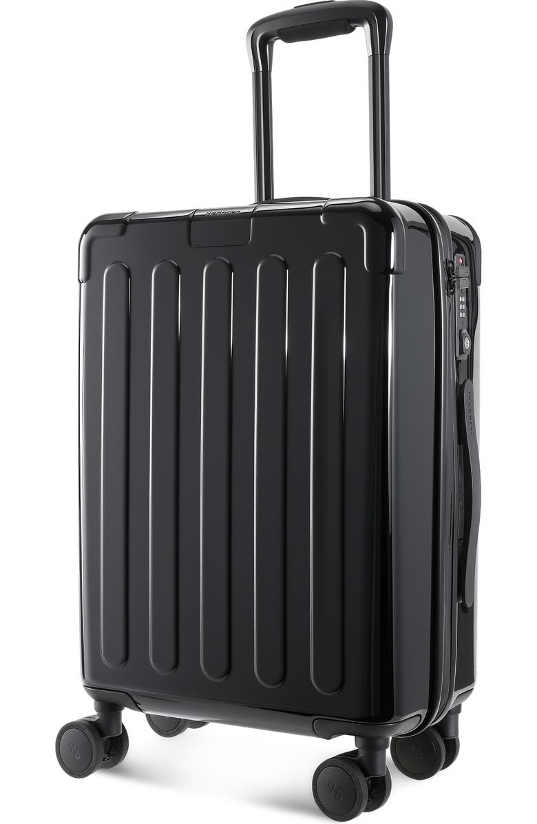Hedgren Nostos Glossy Spinner Carry-On, Alternate, color, Nocturne