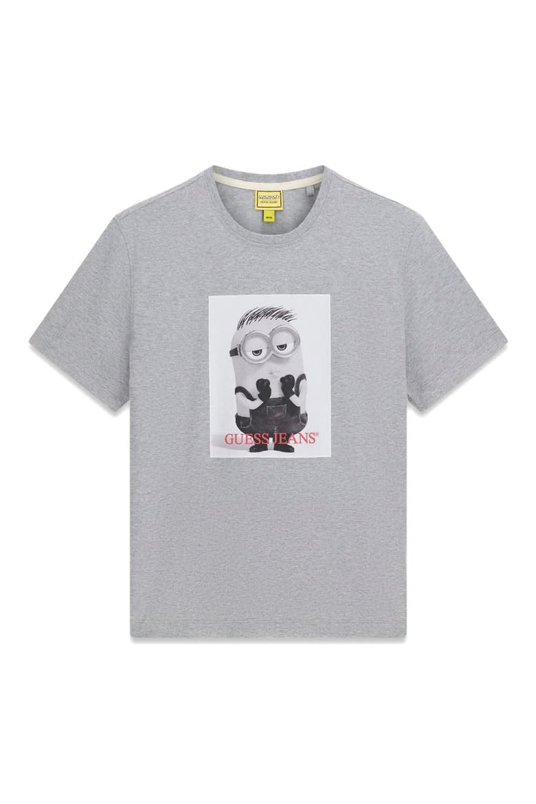x Minions Photo Cotton Graphic T-Shirt, Alternate, color, GREY
