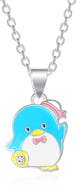 Hello Kitty Silver Plated and Clear Crystal My Melody Pendant, 18'' Chain