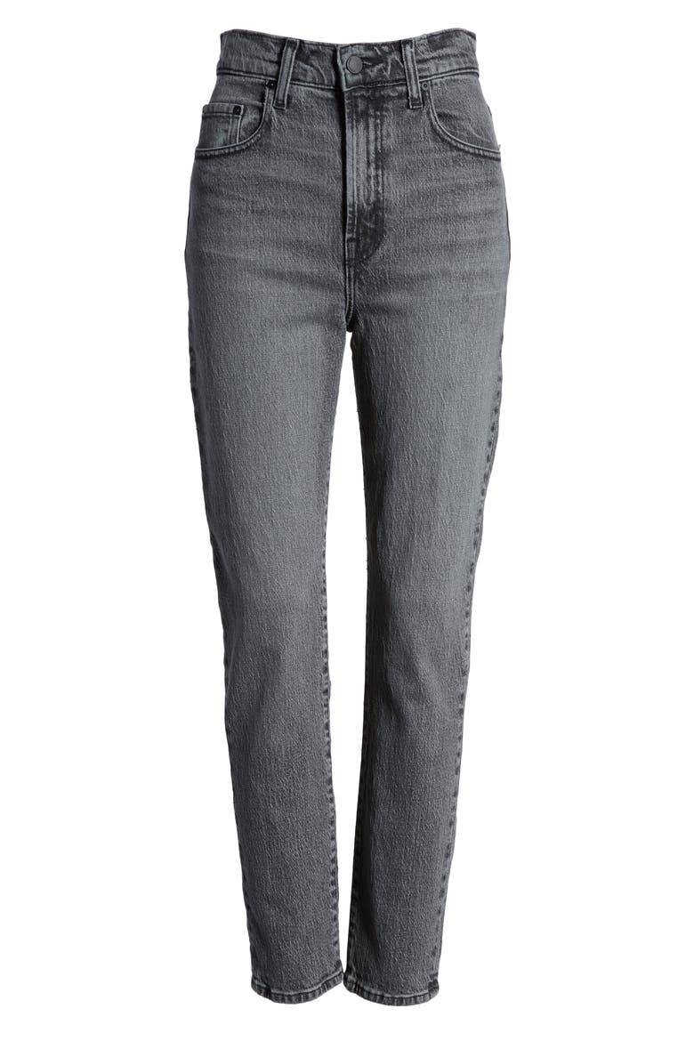 Frankie Comfort High Waist Slim Ankle Jeans, Alternate, color, SECRETIVE