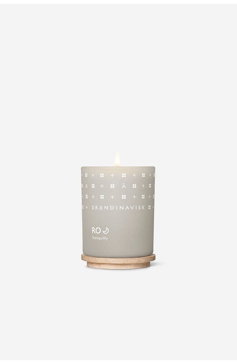 SKANDINAVISK RO Scented Candle 65g, Alternate, color, Grey