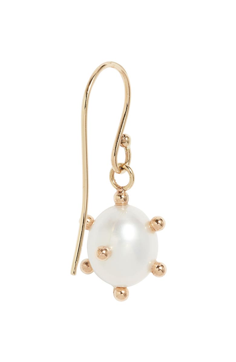 Poppy Finch Bubble Cultured Pearl Drop Earrings, Alternate, color, Gold