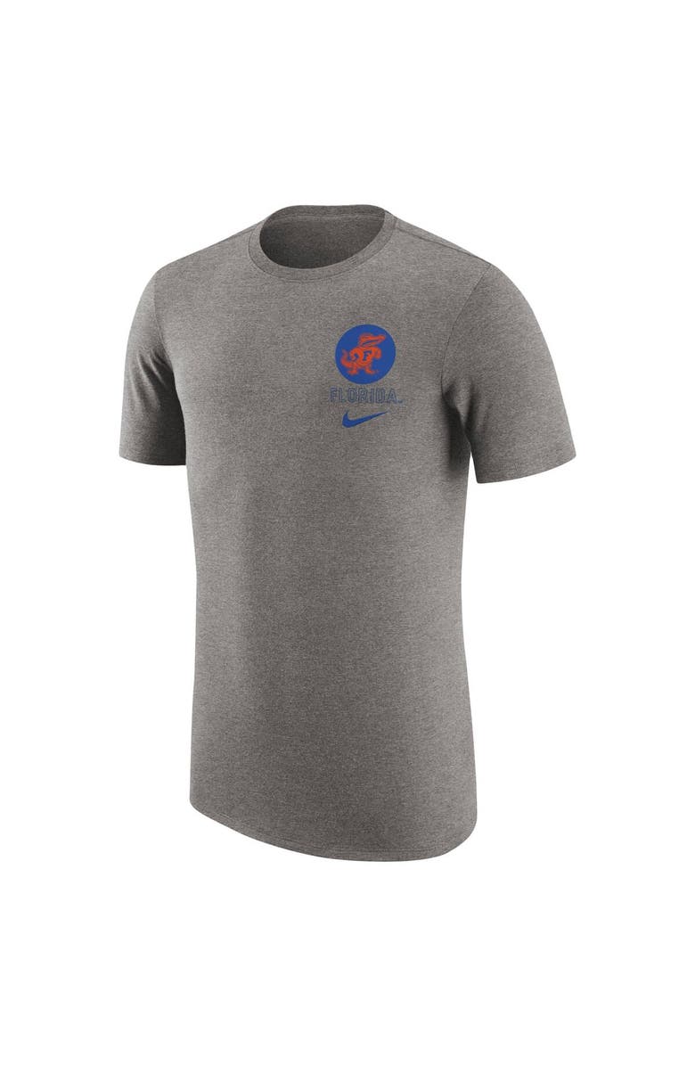 Nike Men's Nike Heather Gray Florida Gators Retro Tri-Blend T-Shirt, Alternate, color, Heather Gray