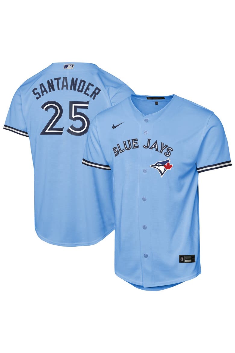 Youth Nike Anthony Santander Powder Blue Toronto Blue Jays Alternate Replica Jersey, Main, color, Powder Blue