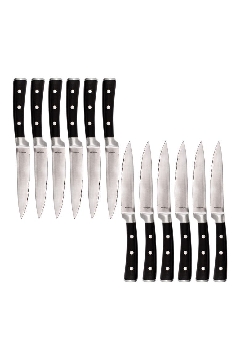 12-Piece Knife Set, Main, color, BLACK