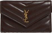 Saint Laurent Cassandre Matelass Leather Card Case