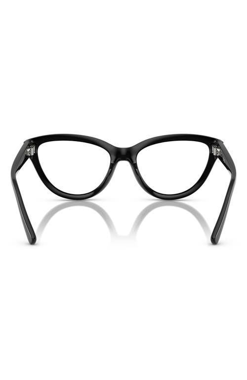 Vogue 54mm Cat Eye Optical Glasses In Black