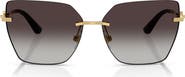 Dolce&Gabbana 62mm Oversize Gradient Cat Eye Sunglasses