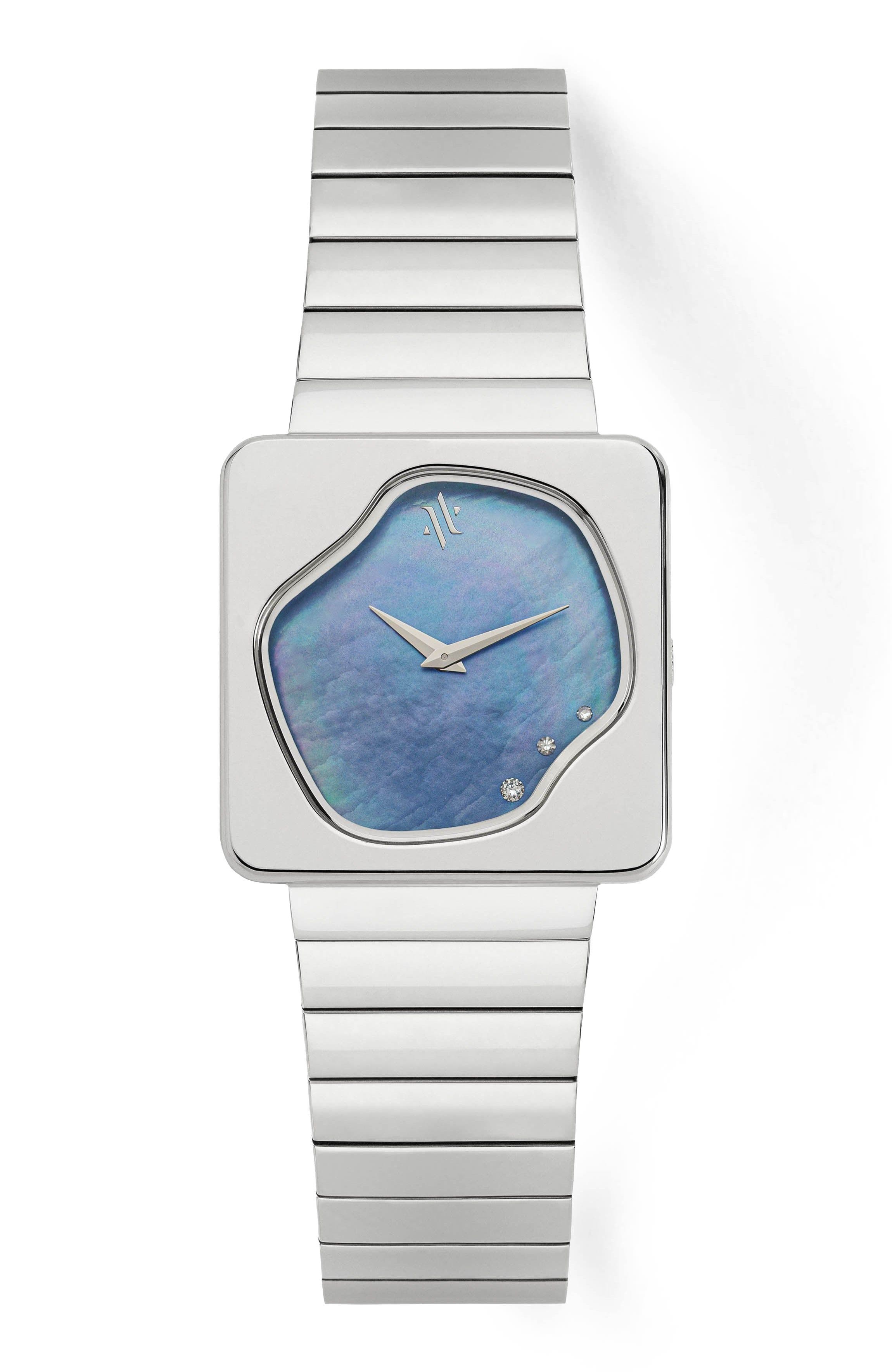 Blue Pearl-Silver