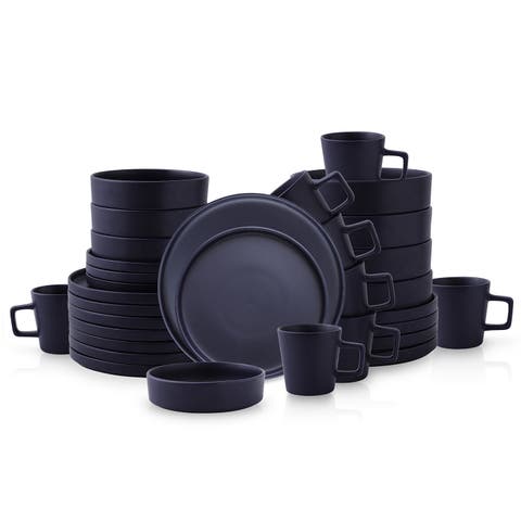 Cleo Stoneware 32-Piece Dinnerware Set