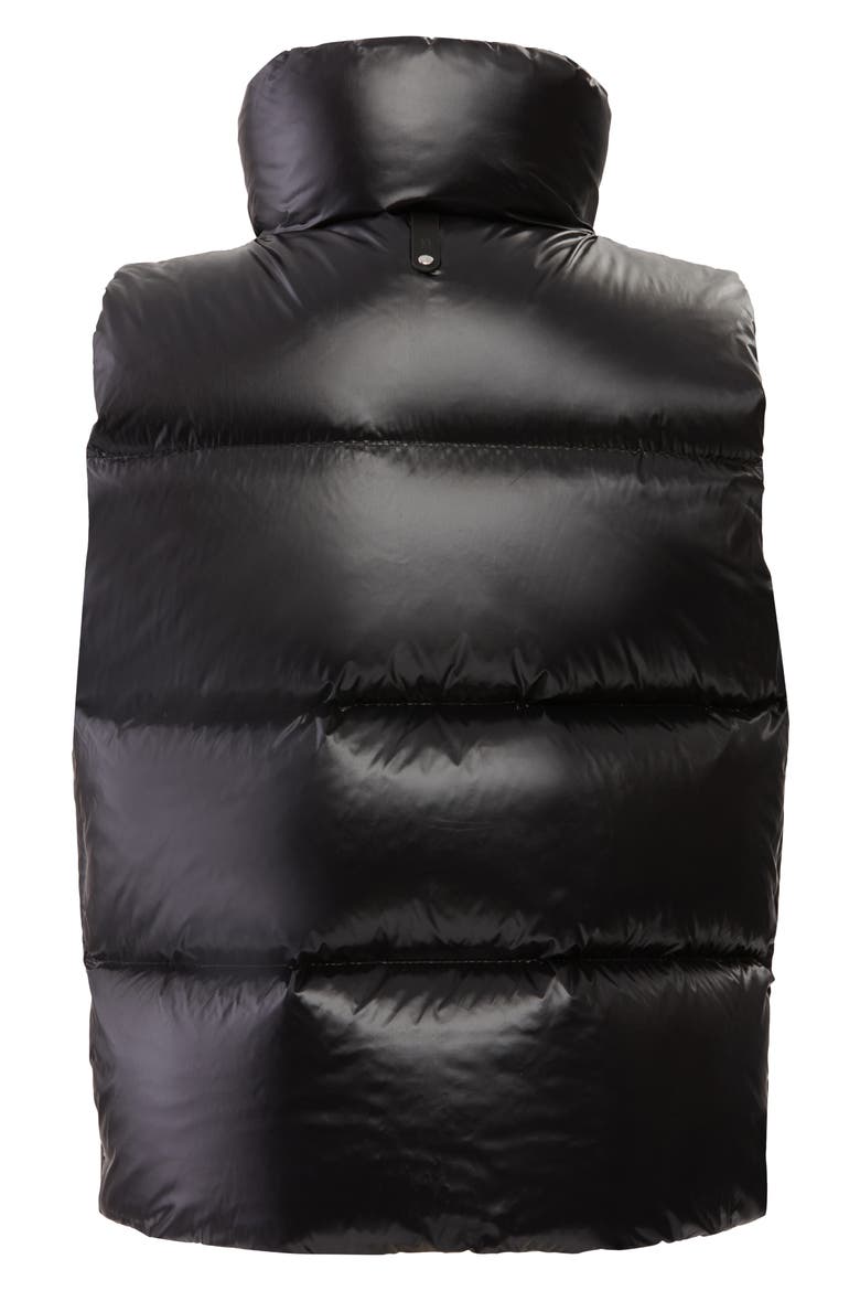 Charlee-T Down Puffer Vest, Alternate, color, BLACK