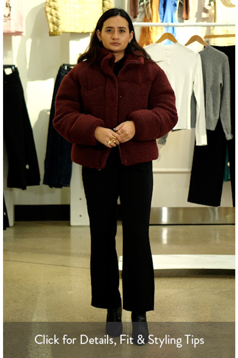 Western Faux Shearling Puffer Jacket video