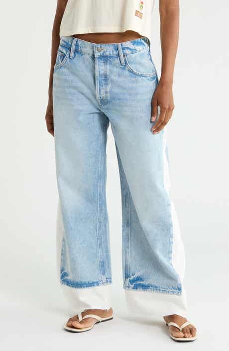 The Nacho Double Dip Frayed Wide Leg Jeans