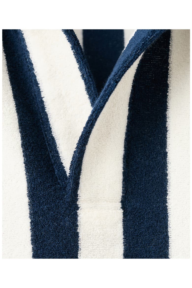 Stripe Terry Nightgown, Alternate, color, BLUE