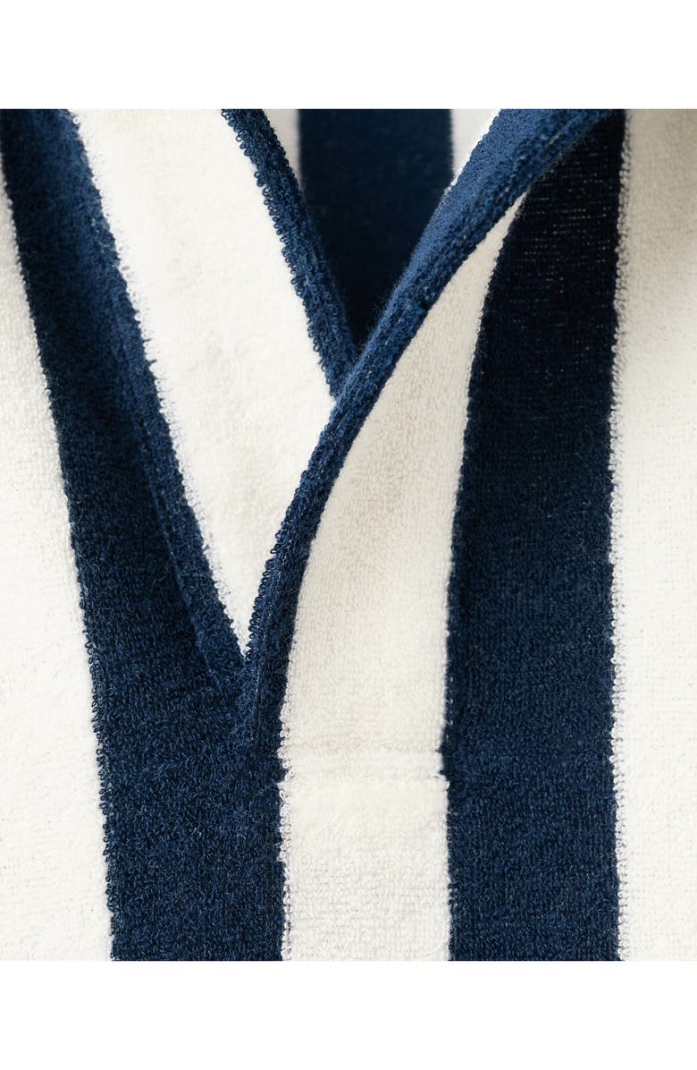 MANGO Stripe Terry Nightgown, Alternate, color, Blue