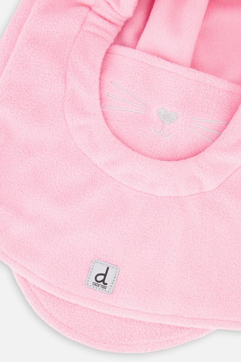 Oversized Polar Fleece Cat Ear Ski Helmet Balaclava, Alternate, color, Pink