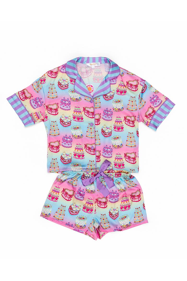 Silky It's My Party Short Sleeve Short Set, Main, color, It's My Party