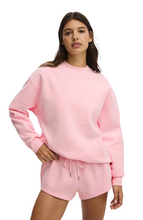 Women's Active Plush Crew Sweatshirt