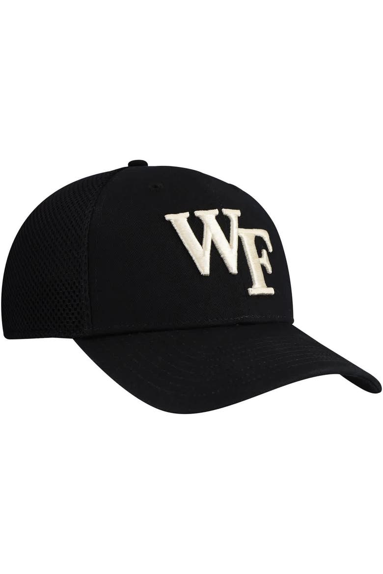 Men's Top of the World Black Wake Forest Demon Deacons Spacer Flex Hat, Alternate, color, Black