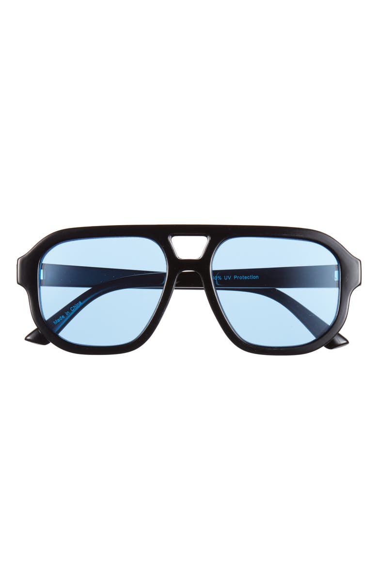 BP. Aviator Sunglasses, Main, color, Black- Blue