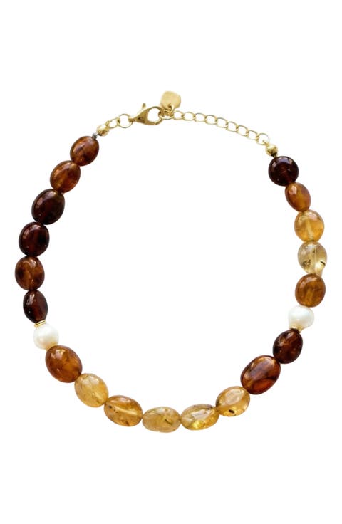 Neutral Beaded Bracelet