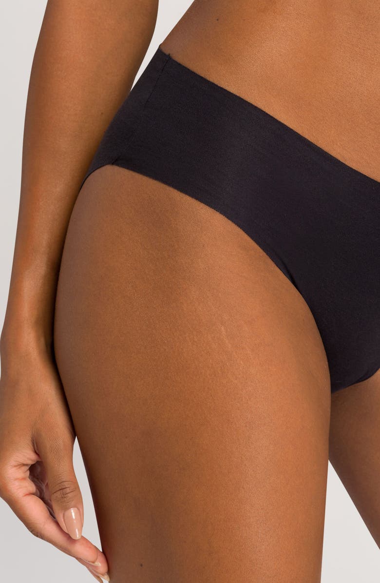 Hanro Invisible Stretch Cotton Hipster Panties, Alternate, color, 