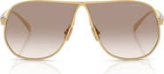 Miu Miu 66mm Oversize Pilot Sunglasses
