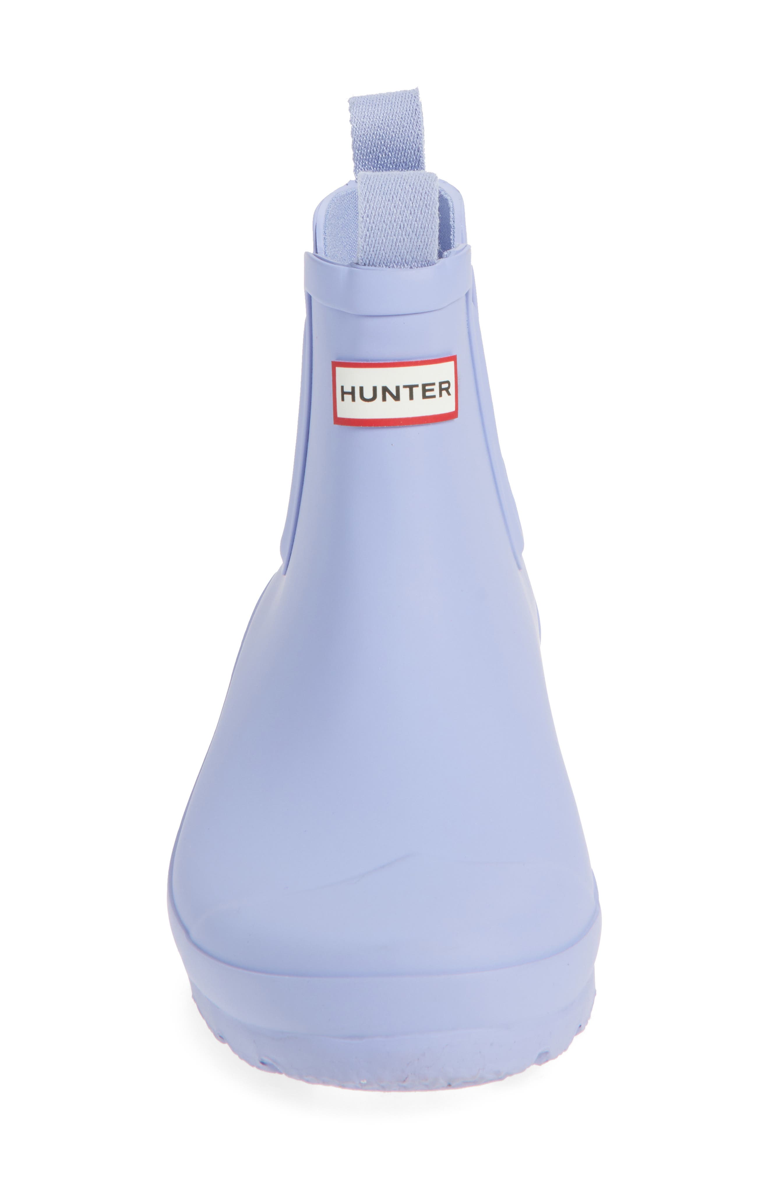 Hunter Kids' Original Waterproof Chelsea Rain Boot, Alternate, color, Drifting Thistle