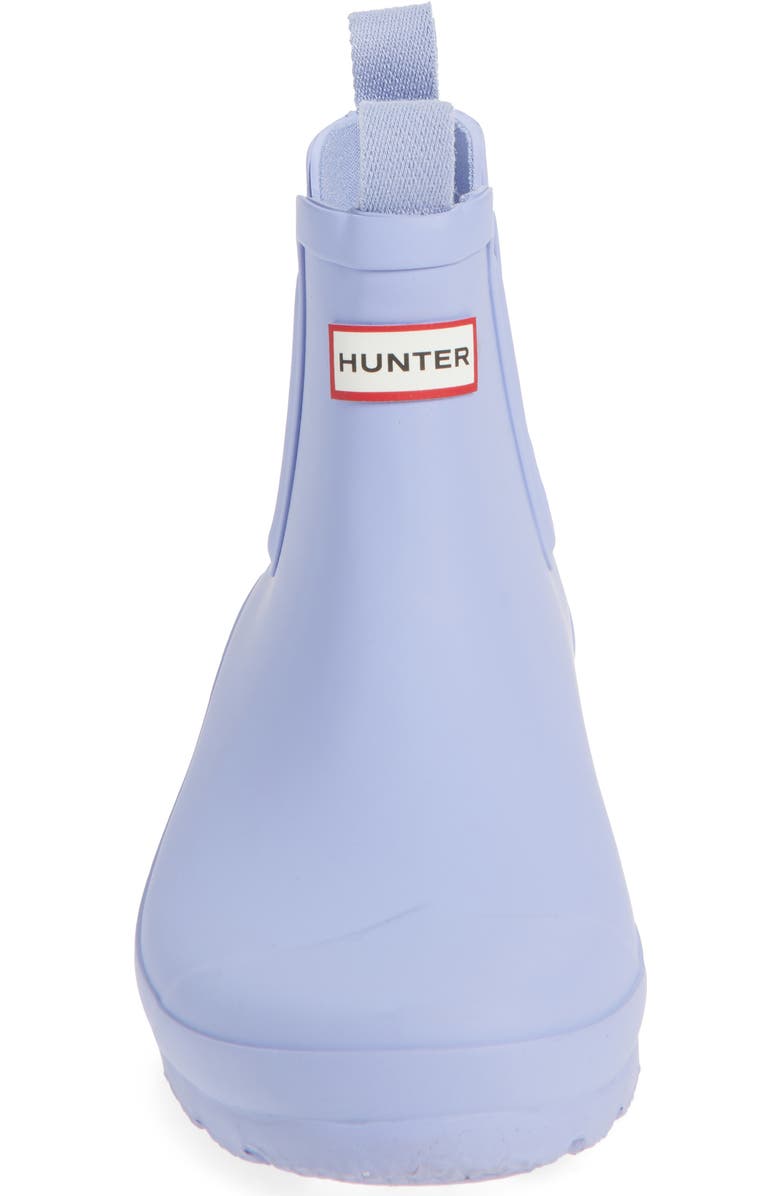 Hunter Kids' Original Waterproof Chelsea Rain Boot, Alternate, color, Drifting Thistle