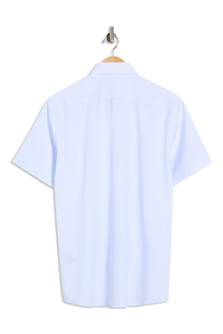 Slim Fit Perfect Stretch Long Sleeve Button Down Shirt, Alternate, color, BLUE