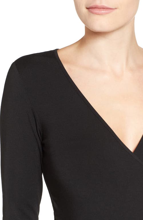 Tart Maternity Peaches Long Sleeve Body-con Maternity Dress In Black