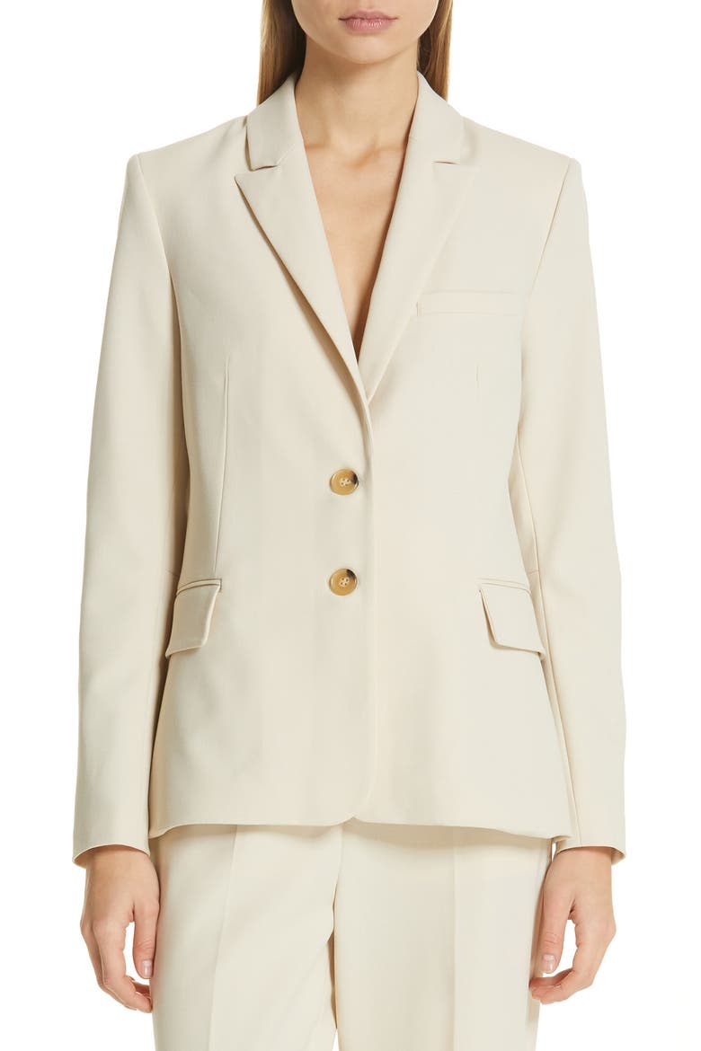 Aaron Boyfriend Blazer, Main, color, CREAM