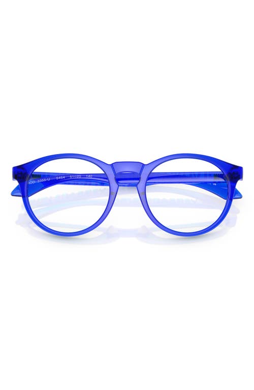 Versace 51mm Phantos Optical Glasses In Transparent Blue