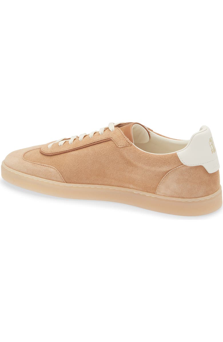 Brunello Cucinelli T-Toe Low Top Sneaker, Alternate, color, Cfj44 Light Tan Brown