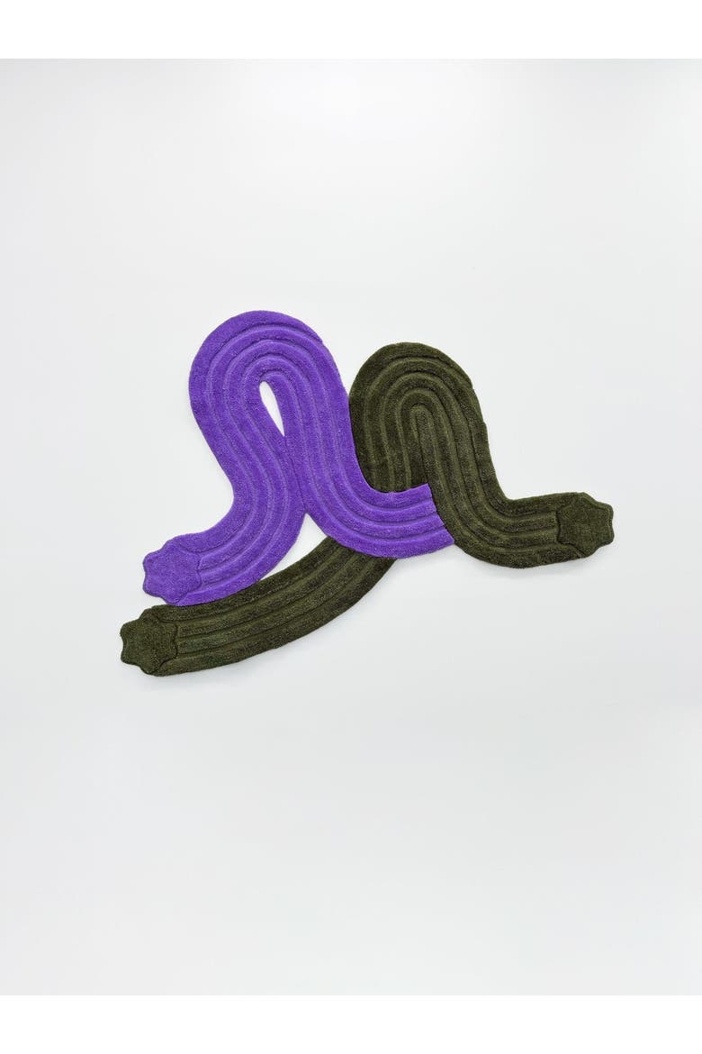 Entwine Rug Green + Purple, Main, color, Green+Purple