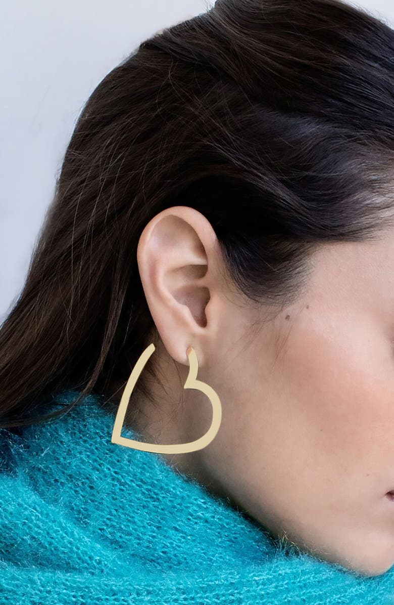 Jennifer Zeuner Larissa Medium Open Heart Earrings, Alternate, color, 