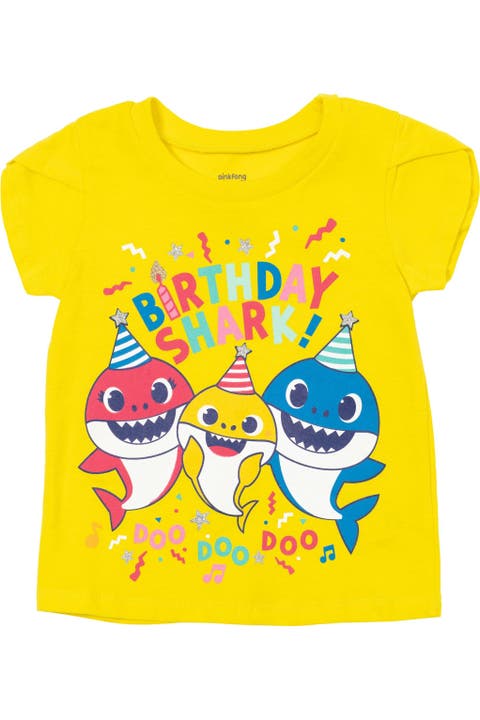 Baby Shark Birthday Glitter T-shirt (toddler & Little Kid)