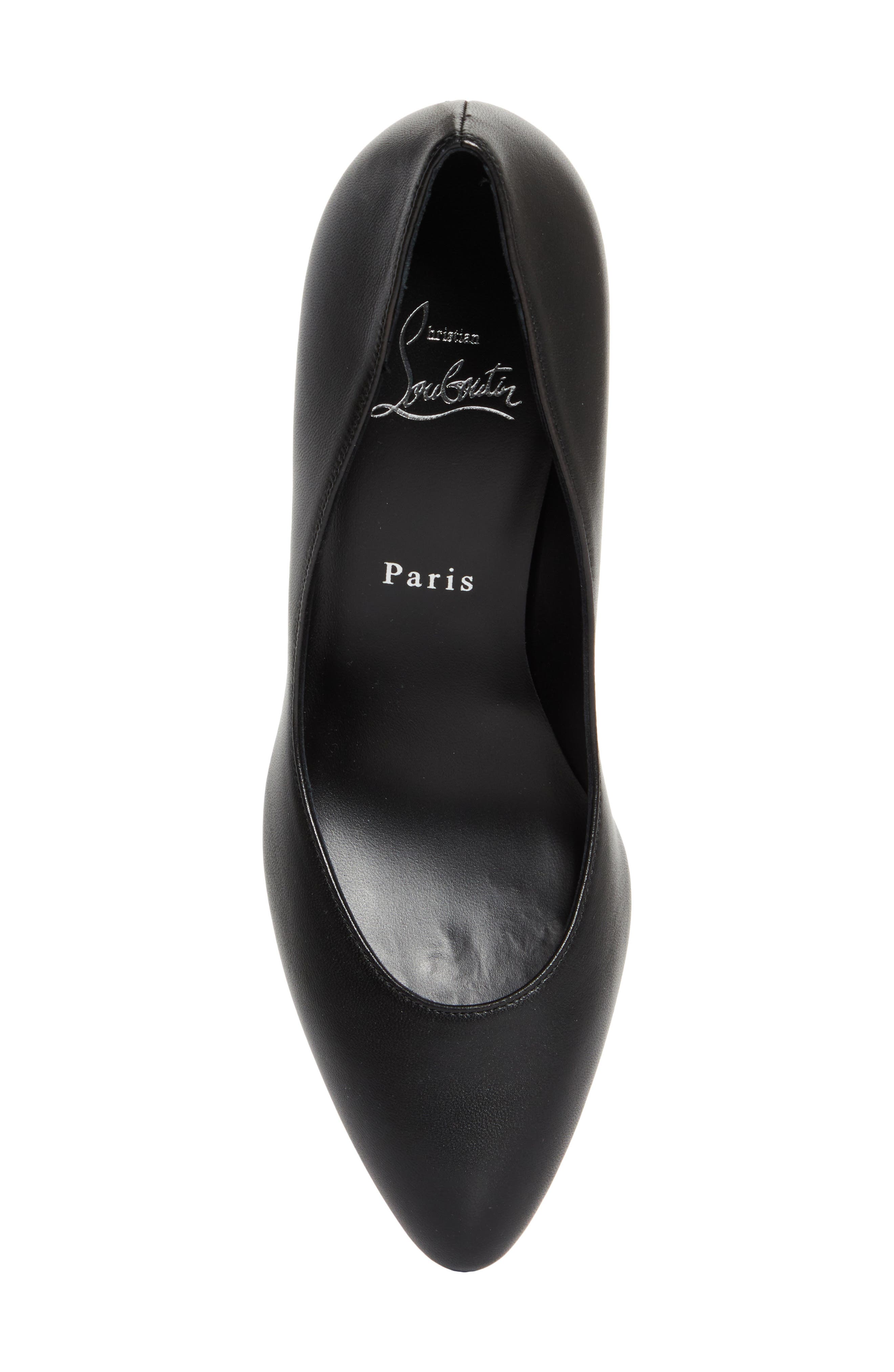 Christian Louboutin Fannylove Pump, Alternate, color, Black/ Black