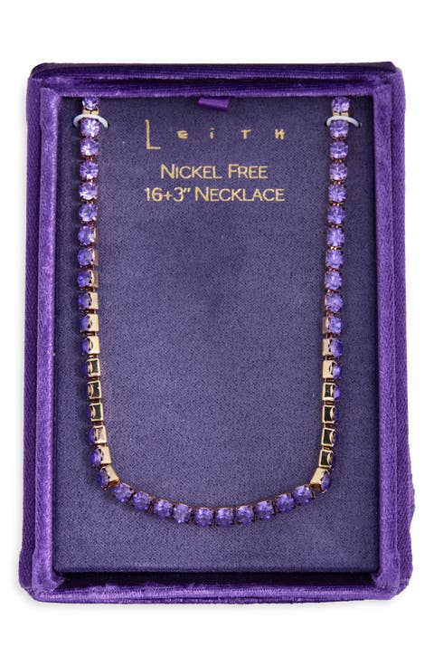 Crystal Tennis Necklace