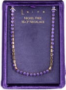Leith Crystal Tennis Necklace