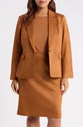 Tahari ASL Faux Suede Blazer