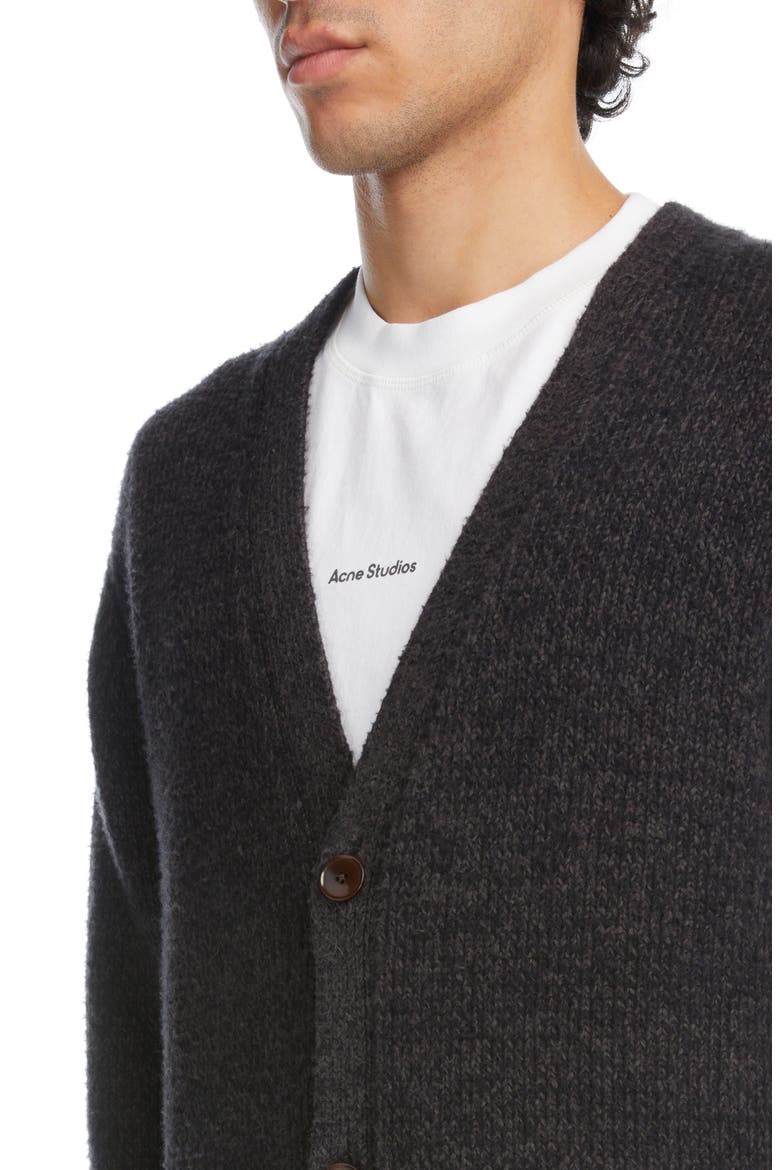 Studios V-Neck Cardigan, Alternate, color, USED BLACK