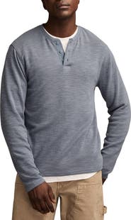 Lucky Brand Double Face Cotton Henley