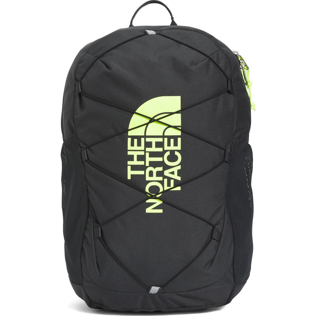 The North Face Asphalt Grey/led Yellow Kids' Jester Branded Shell Backpack In Multi