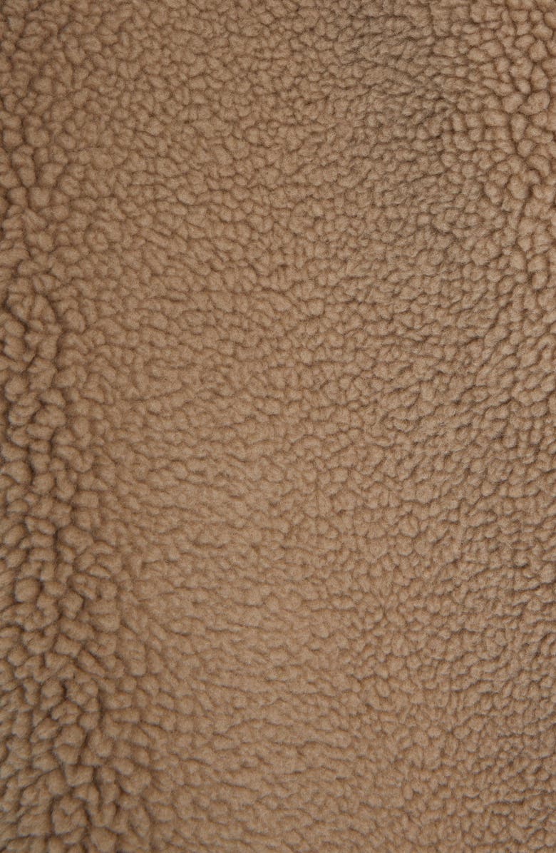 Balenciaga Oversize Faux Shearling Trucker Jacket, Alternate, color, 